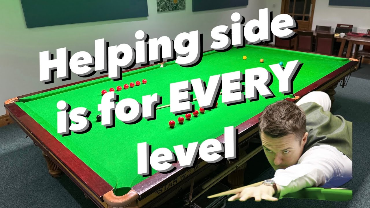 Helping side is for every level #snooker #snookerplayer #snookercoaching