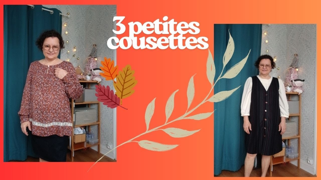 3 petites cousettes en attendant LA robe !