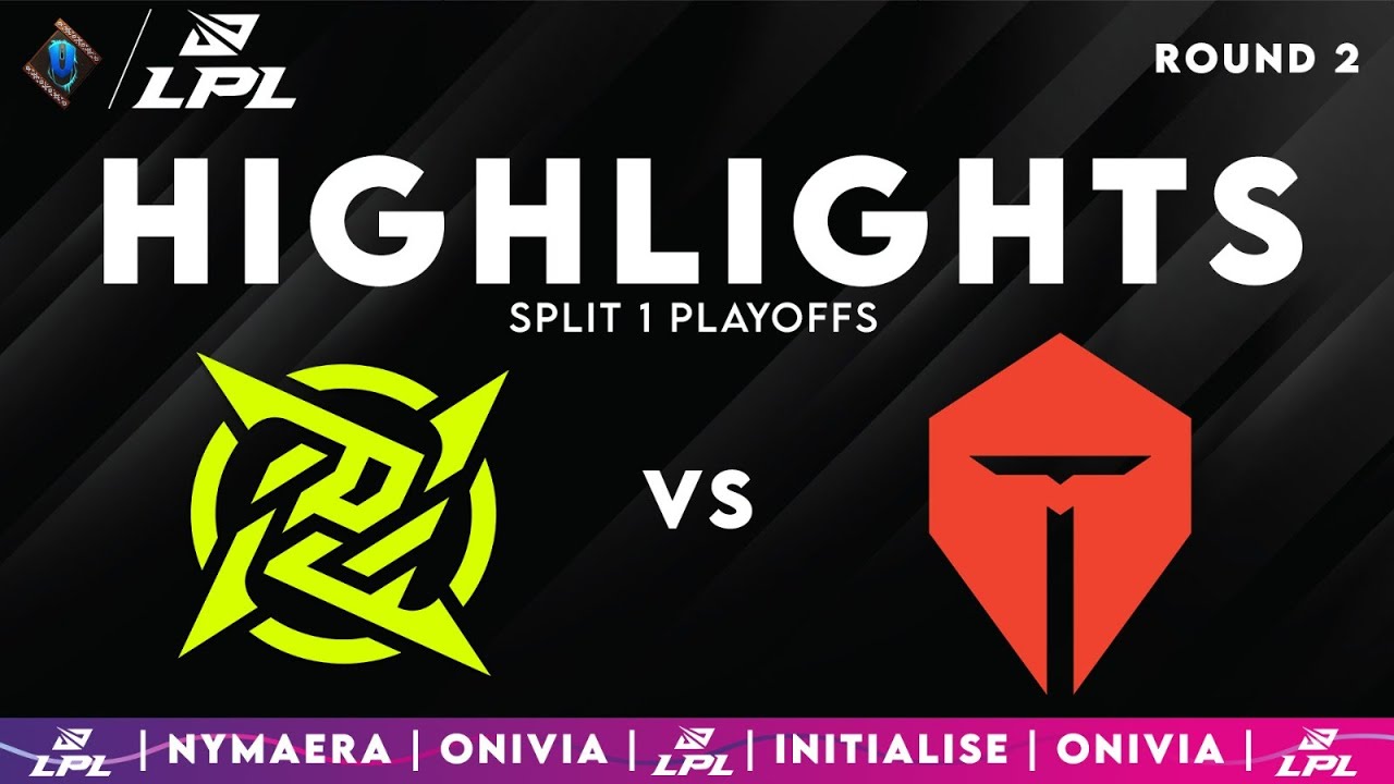 NIP vs TES Highlights ALL GAMES | LPL Playoffs 2025 Split 1 | Ninjas in Pyjamas vs Top Esports