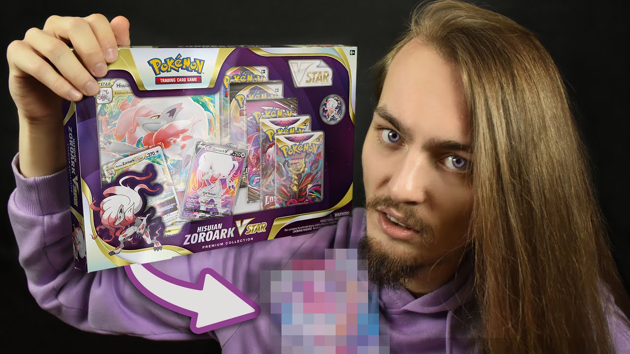 UDAŁO mi się TRAFIĆ tę KARTĘ! - Zoroark VSTAR Premium Collection Box