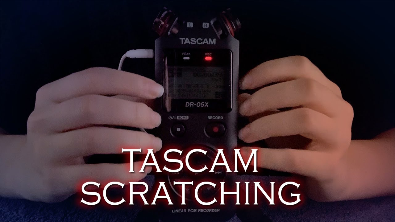 [ASMR] TASCAM Scratching (no mic, no talking)