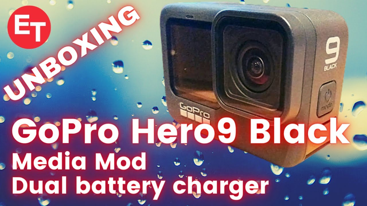 Unboxing GoPro Hero9 Black, Media Mod & Dual battery charger