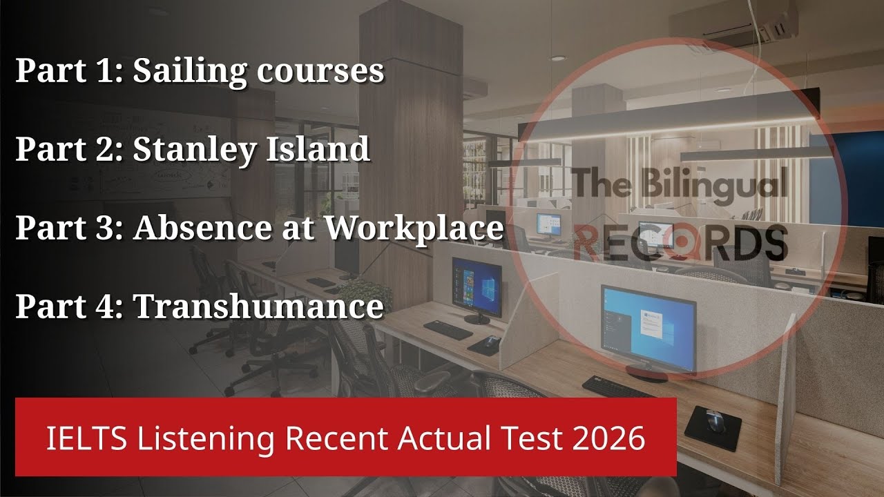 IELTS Listening Practice Test 2026 - Recent Actual Test 2 (with Answer Key)