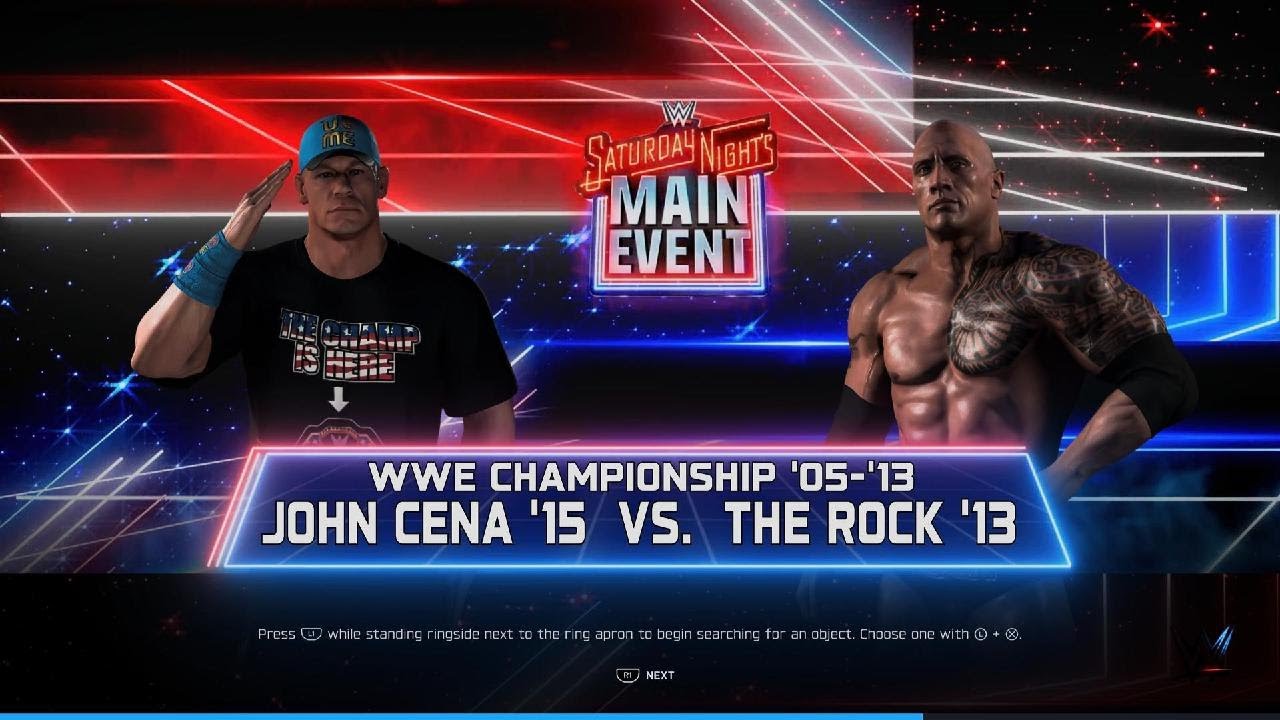 WWE 2K26 John Cena vs The Rock