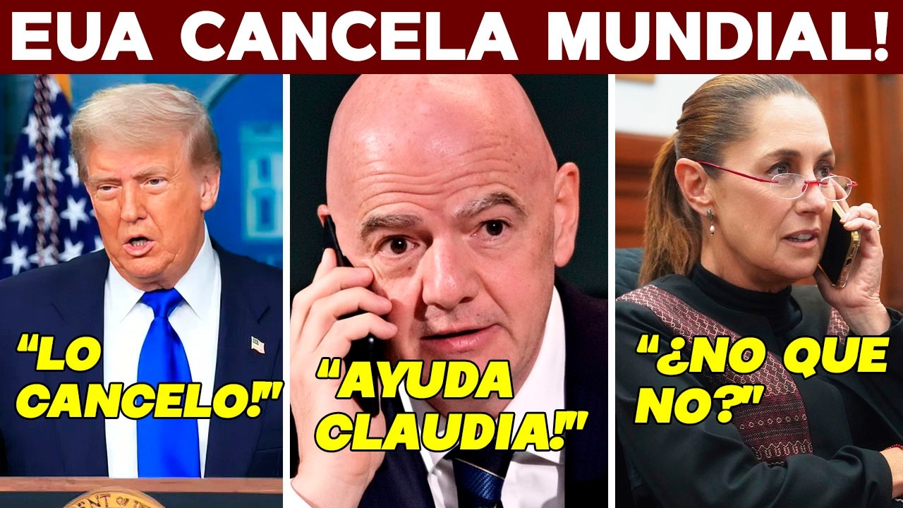 EUA ¡CANCELA MUNDIAL! FIFA LLAMA URGENTE A CLAUDIA. MANDAN COPA A JALISCO
