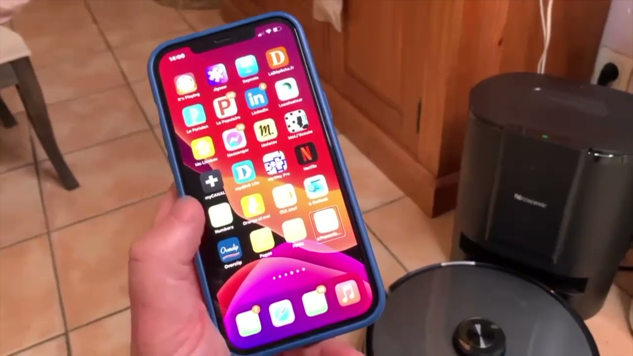 Proscenic M8 Pro Aspirateur Connecté : aspirateur accessible iOS Android aspirateur laveur de sols