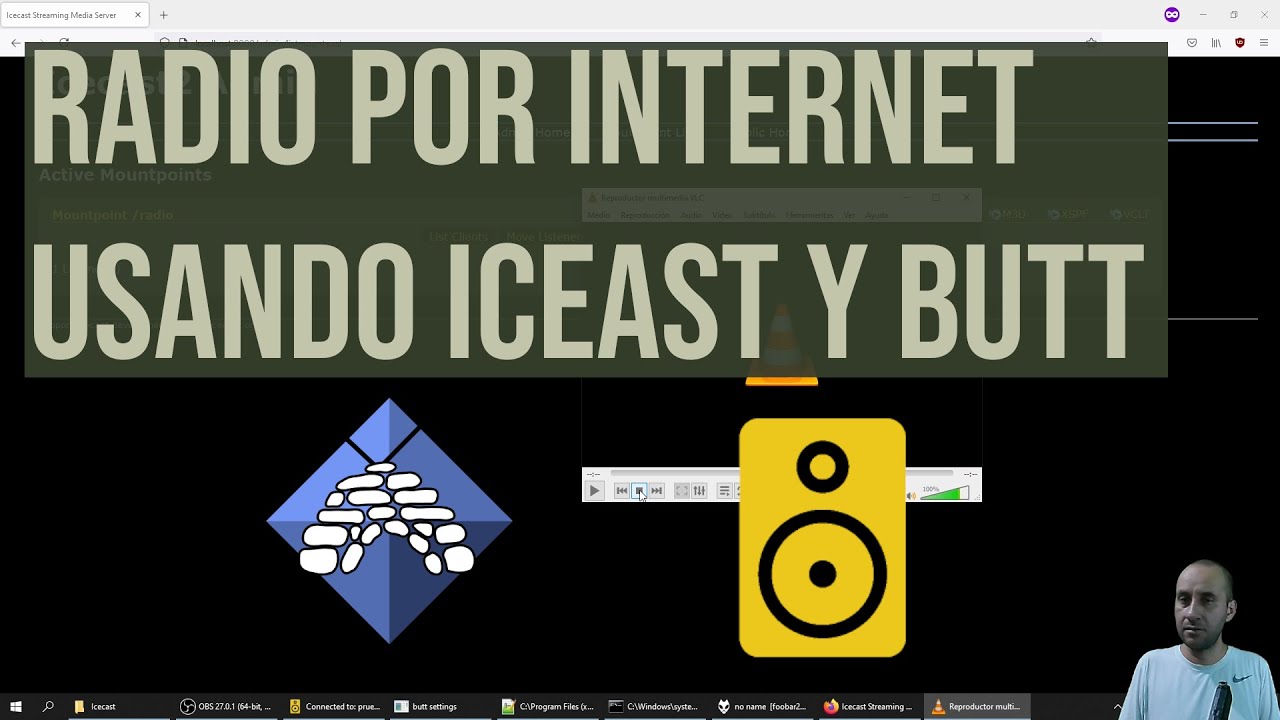 Radio por internet usando icecast y butt en un servidor propio