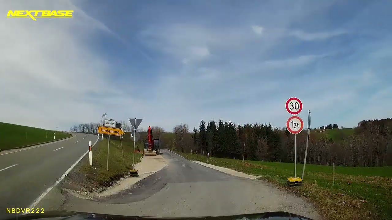 Dashcam - Über Creunitz rund um das Buchbachtal. 2023 RAW