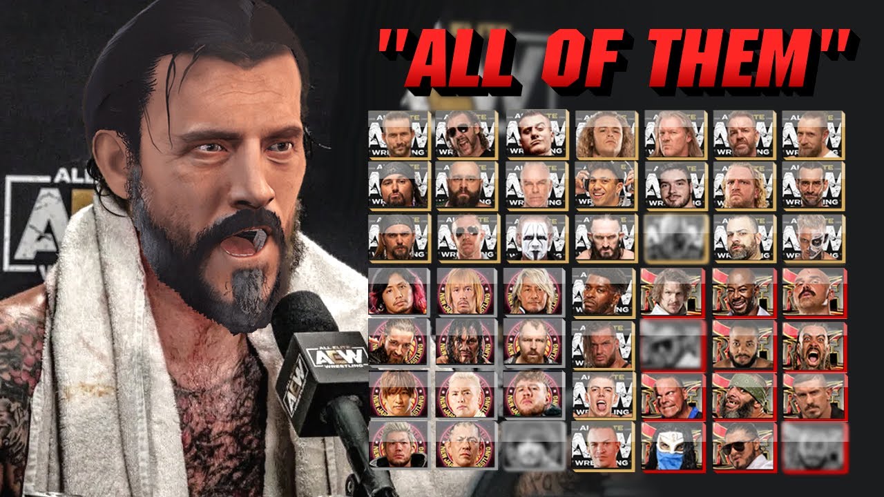 Inspiring WWE 2K22 Community Creations SUPER Roster! - AEW, NJPW, ROH!