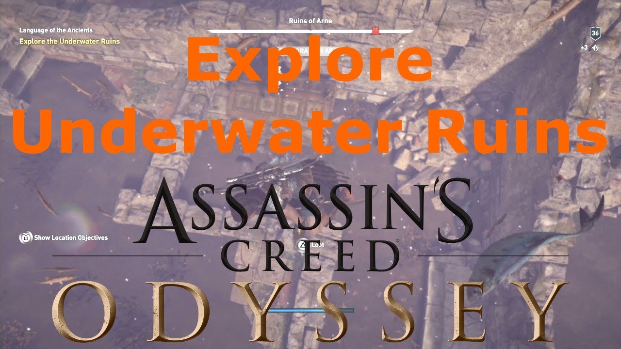Explore the Underwater Ruins Language of the Ancients Boetia Assassin's Creed Odyssey