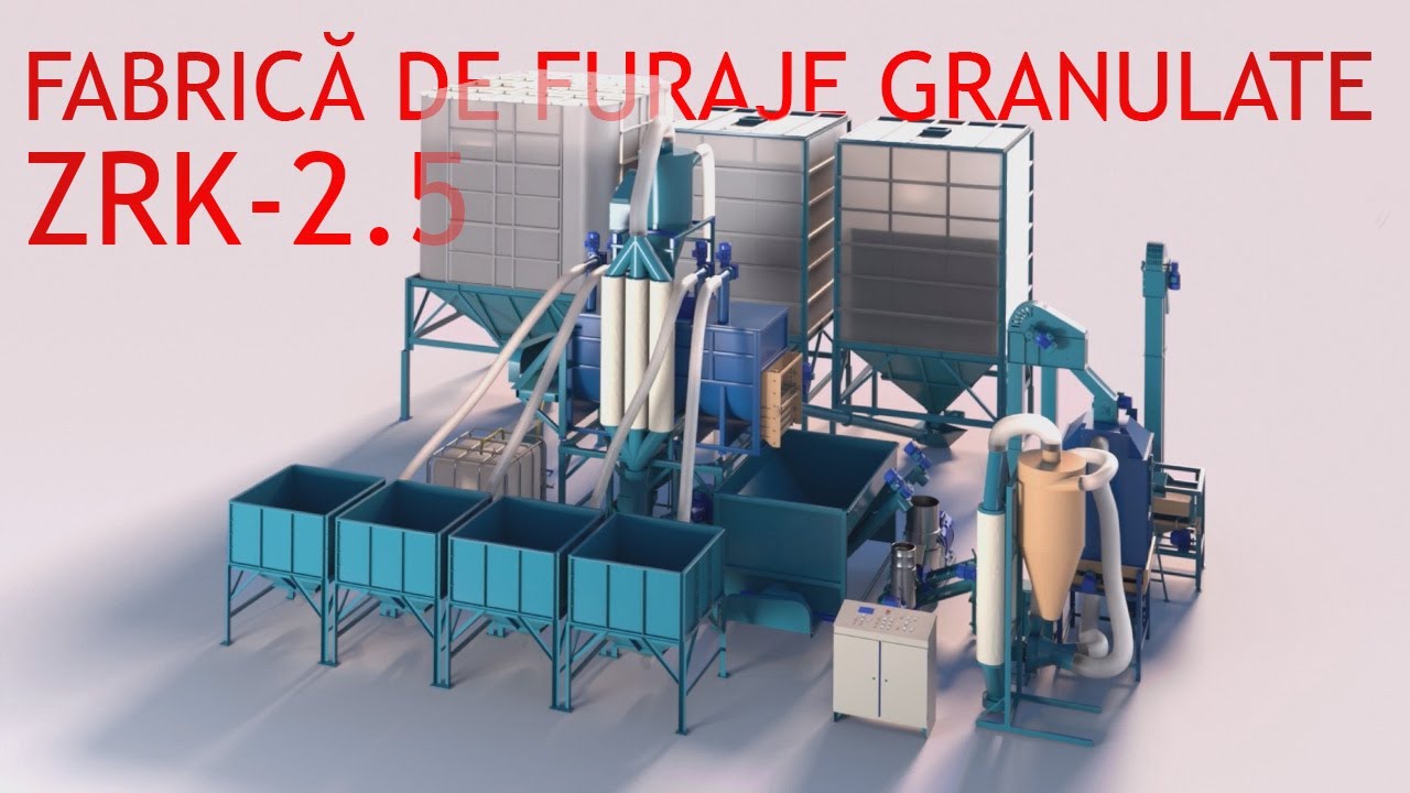 Fabrica de furaje granulate 1,5 t/h de la Artmash
