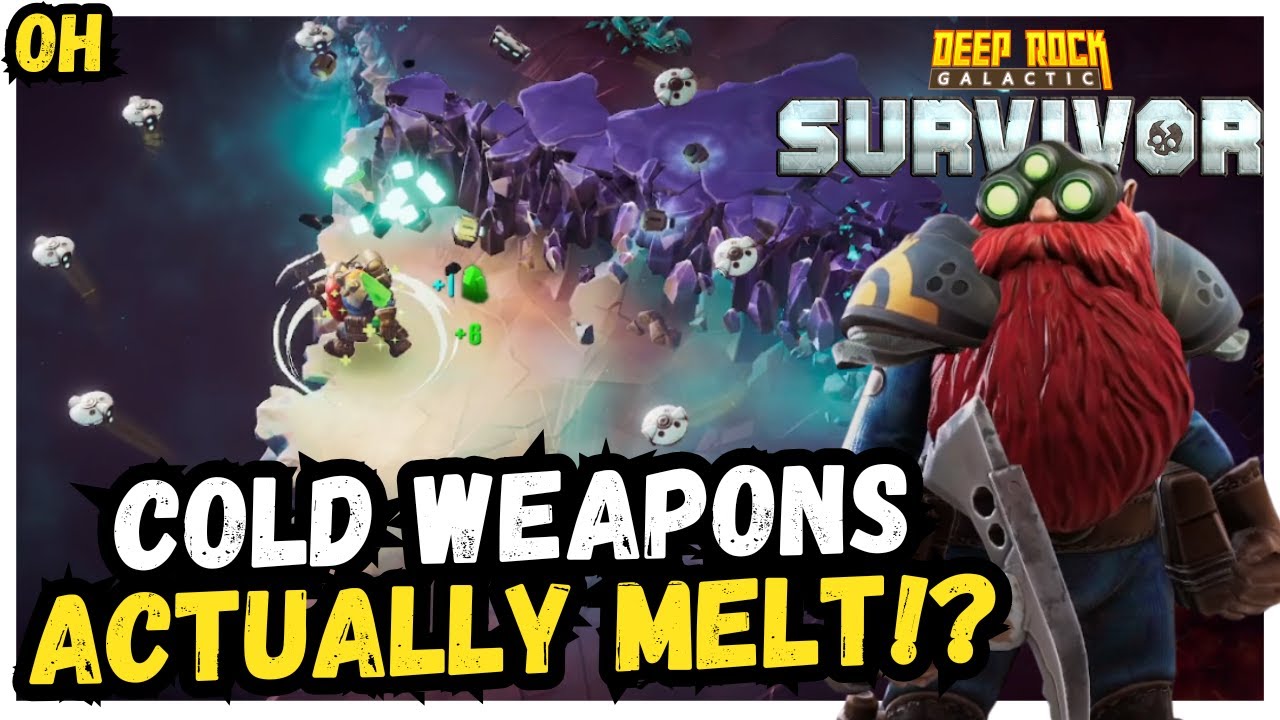 Cold Weapons Actually MELT?!! Deep Rock Galactic Survivor!
