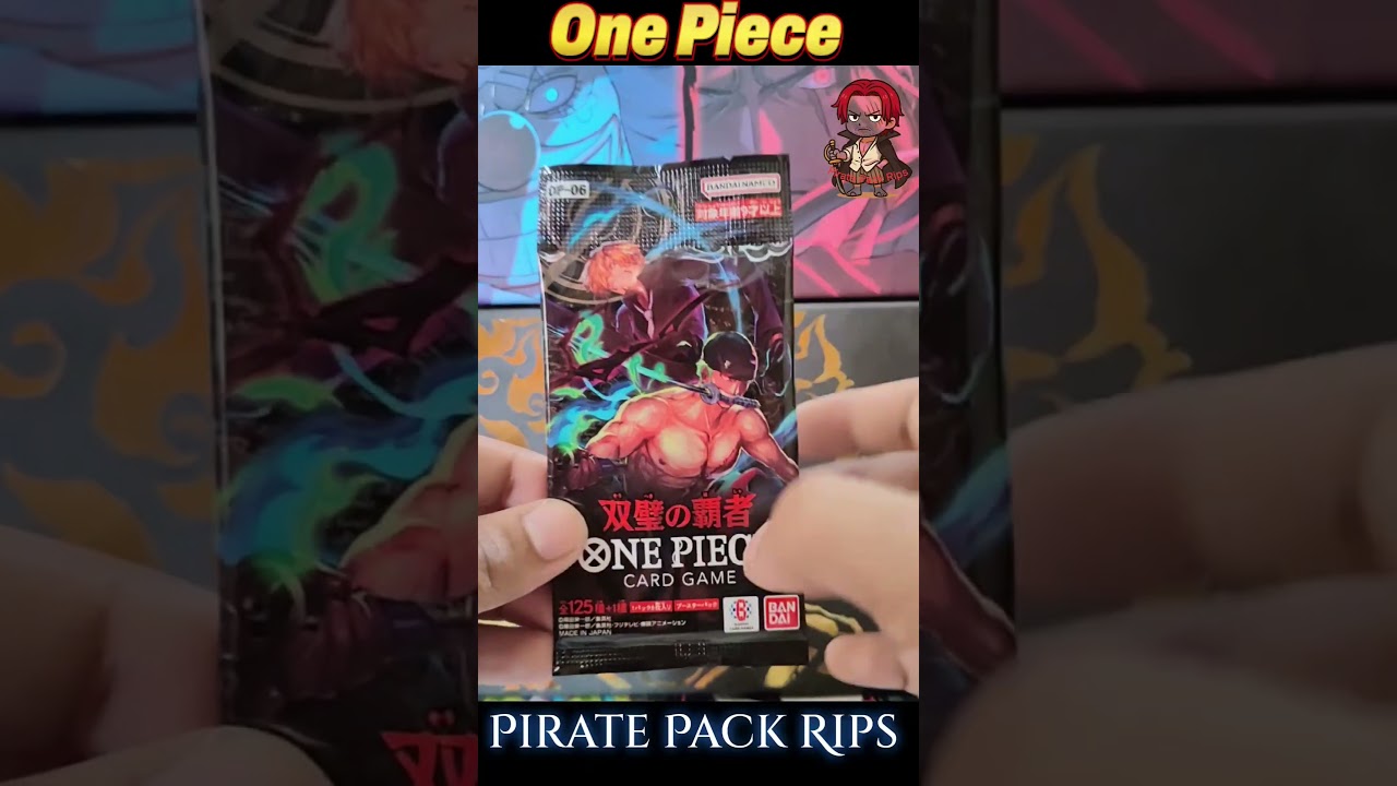 Let's open One Piece Cardgame op 06 park. 