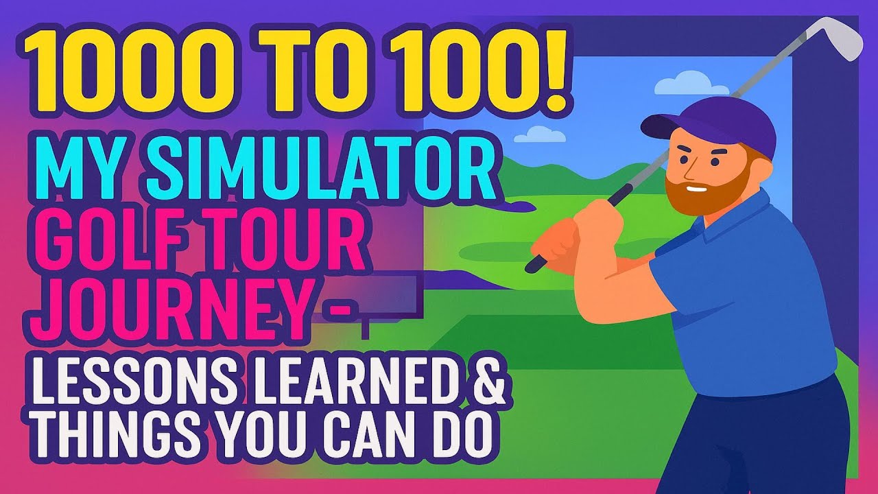 От 1000 до 100! МОЙ ГОЛЬФ-ТУР НА СИМУЛЯТОРЕ | УРОКИ, КОТОРЫЕ Я ИЗВЛЕК И ЧТО ВЫ МОЖЕТЕ СДЕЛАТЬ