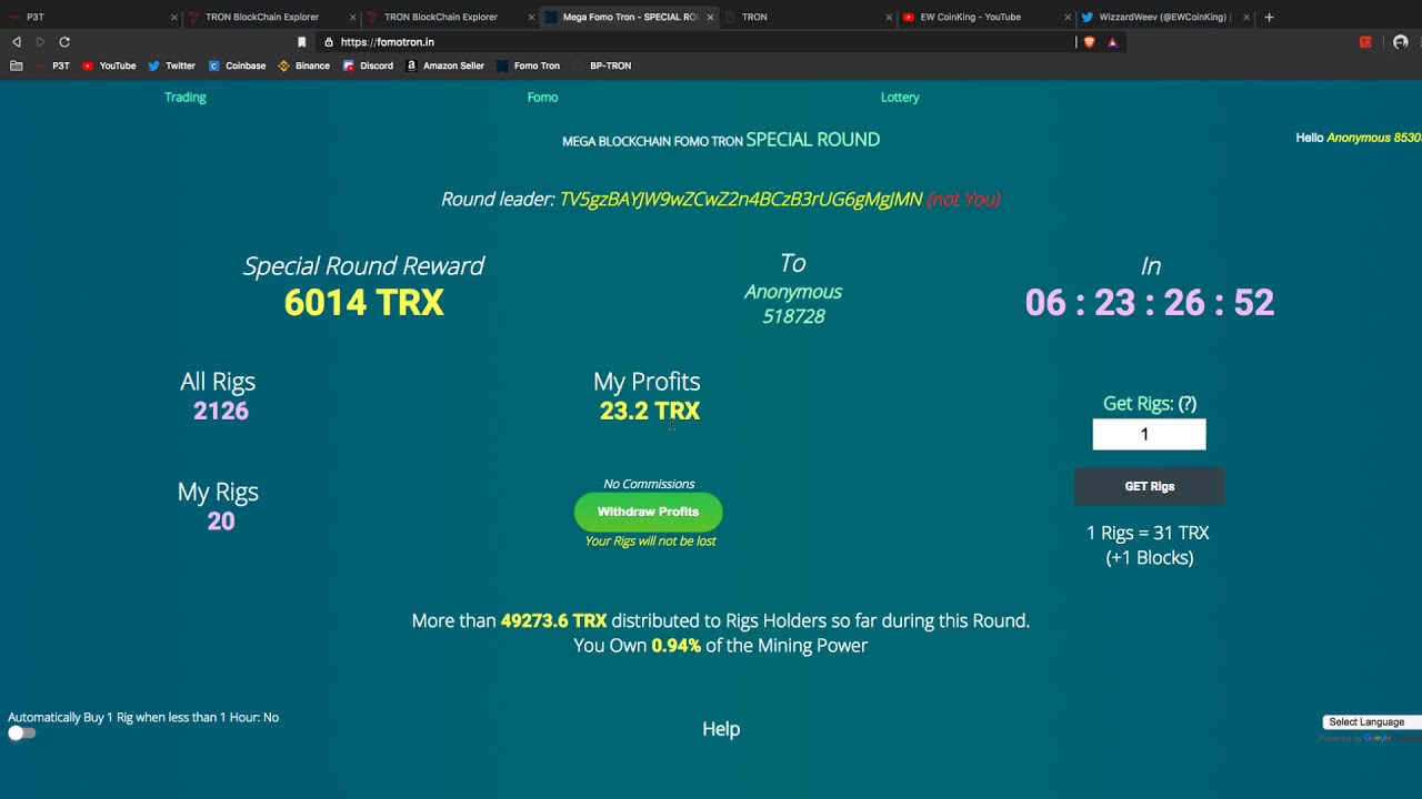 P3T and Tron Dapps