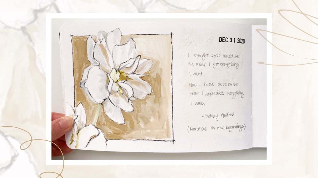 Sketchbook Flip Through 2020 | A Stillman & Birn Beta sketchbook I started in 2018!