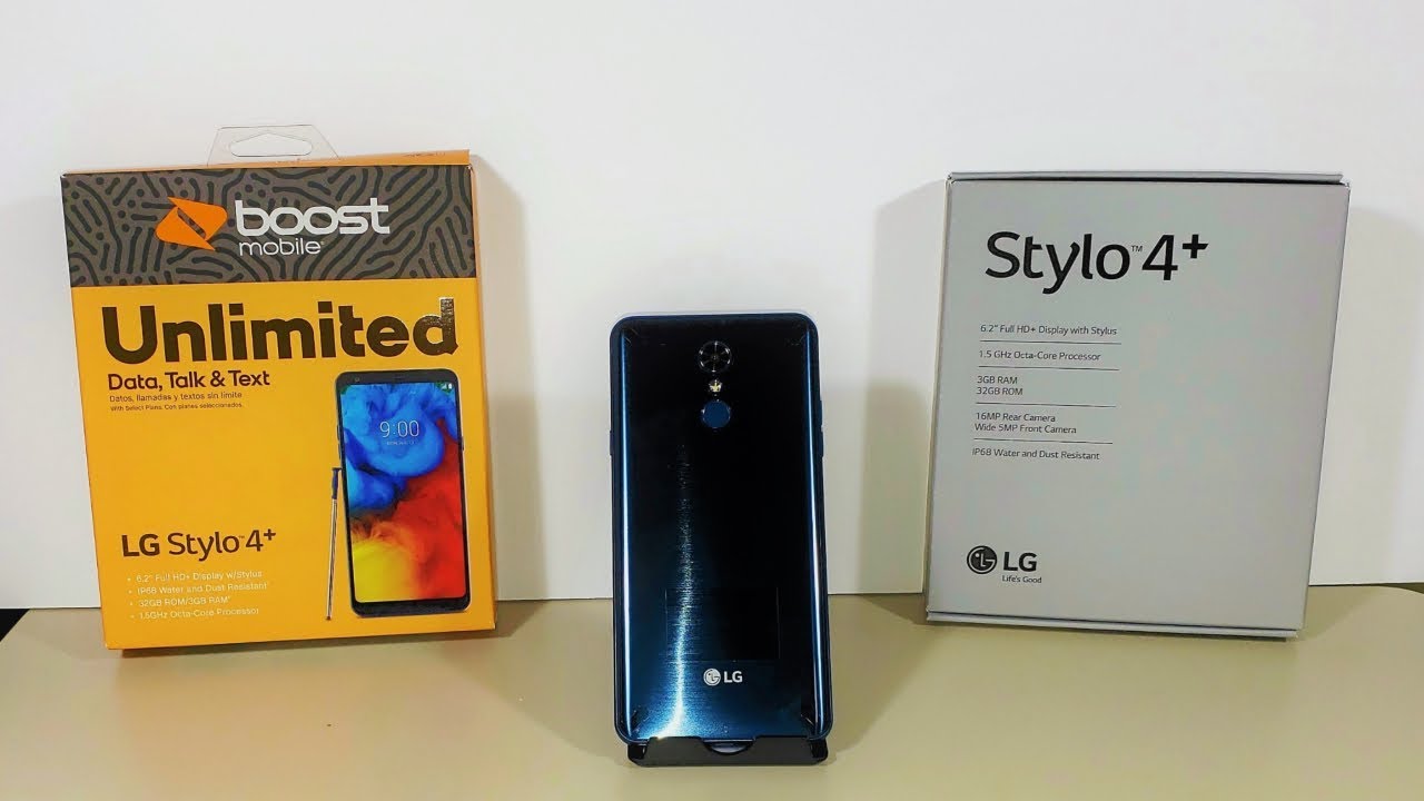 LG Stylo 4+ Detailed Unboxing and First Boot Up Boost Mobile (30k Subs Special) HD