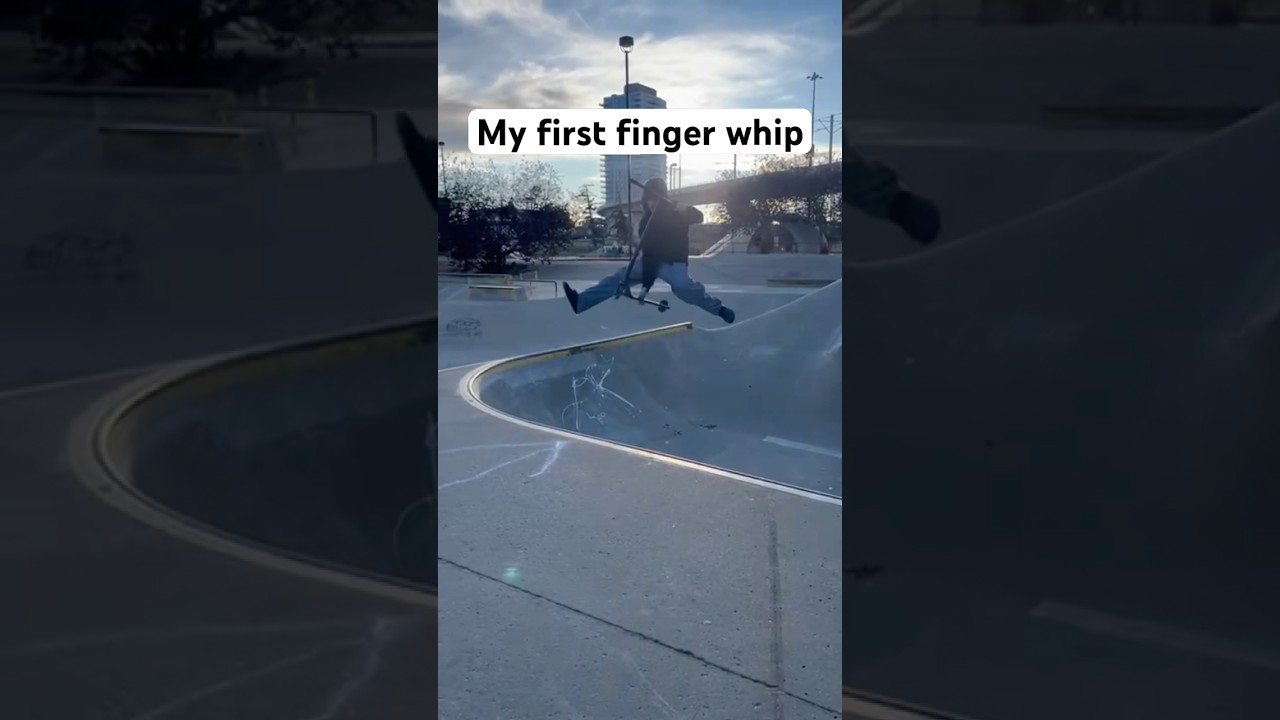 My first finger whip!!!!  #subscribe #scooter #fingerwhip #roadto100subs