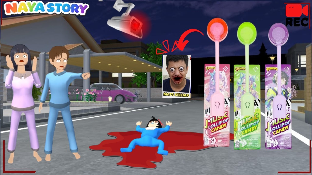 YUTA MIO PANIC! CCTV MEREKAM HANTU PERMEN MUSIC VIRAL😮BABY CELIN DI CULIK HANTU PERMEN MUSIC VIRAL😭