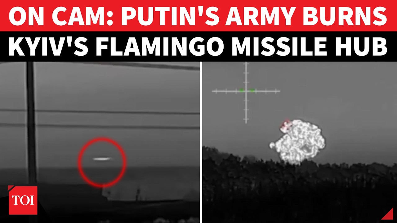 SHOCK VIDEO: Russia's 'Doomsday' Barrage DESTROYS Kyiv's Flamingo Missile Hub, 350+ Ukrainian Losses