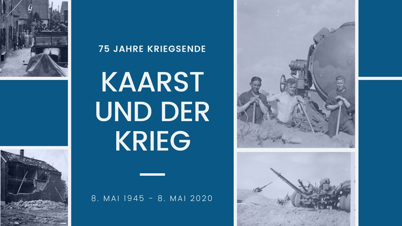 Stadt Kaarst erinnert an 75 Jahre Kriegsende