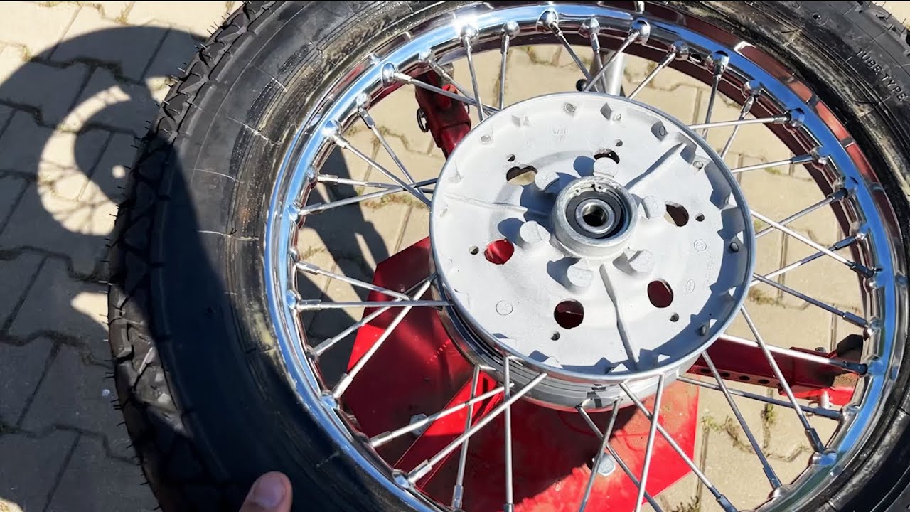 Jawa 350/354 -  15. Díl - 2/2 Obouvání kol