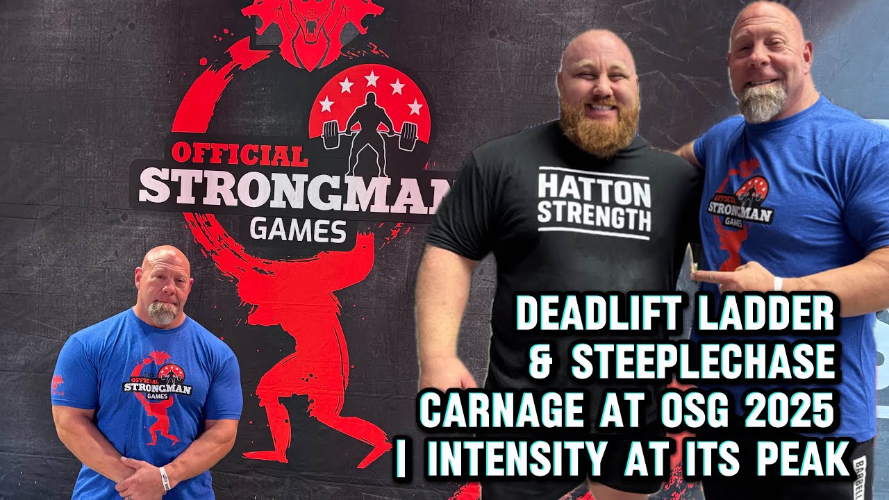 Deadlift Ladder & Steeplechase Carnage at OSG 2025 | Intensity at Its Peak #nickbest