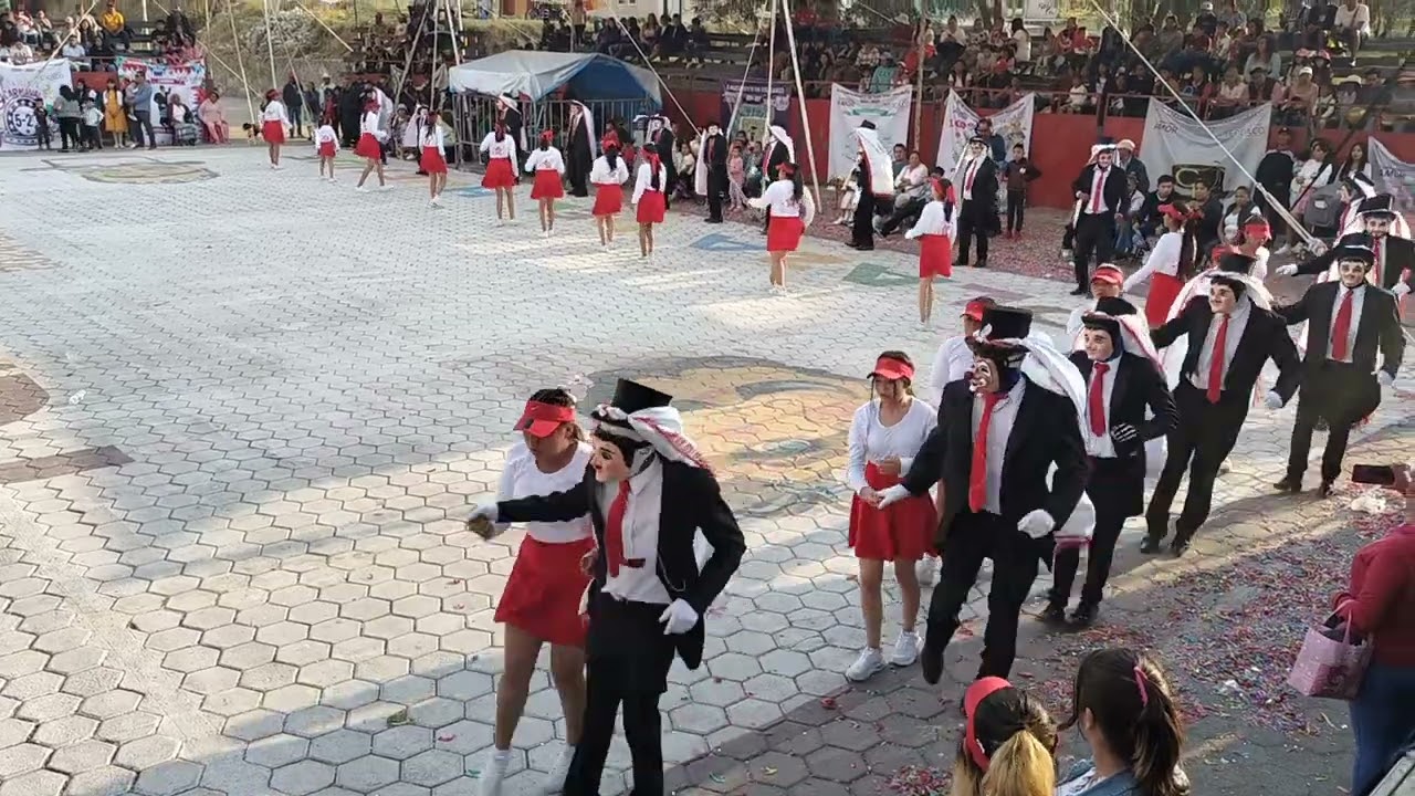 🎩🥳🎷CAMADA SENSACIÓN JUVENIL- PRESENTACIÓN EN LA PLAZA DEL HUEHUE- CARNAVAL SAN JOSE TEACALCO 2025🎩🥳🎷