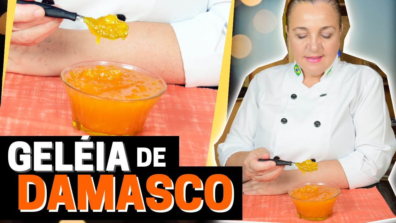 Como Fazer GELÉIA DE DAMASCO! Para RECHEAR BOLO, TRUFAS, TORTAS...
