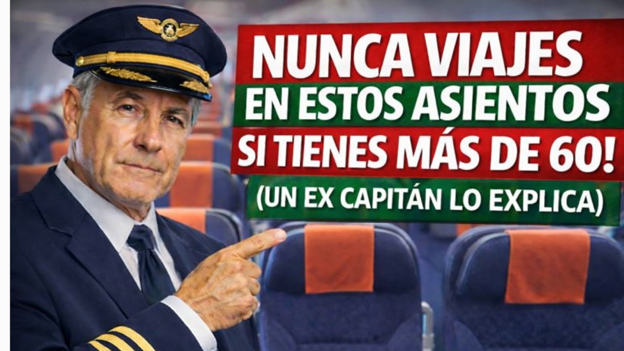 Nunca Viajes en Estos Asientos Si Tienes Mas de 60. (Un Ex capitán lo explica )