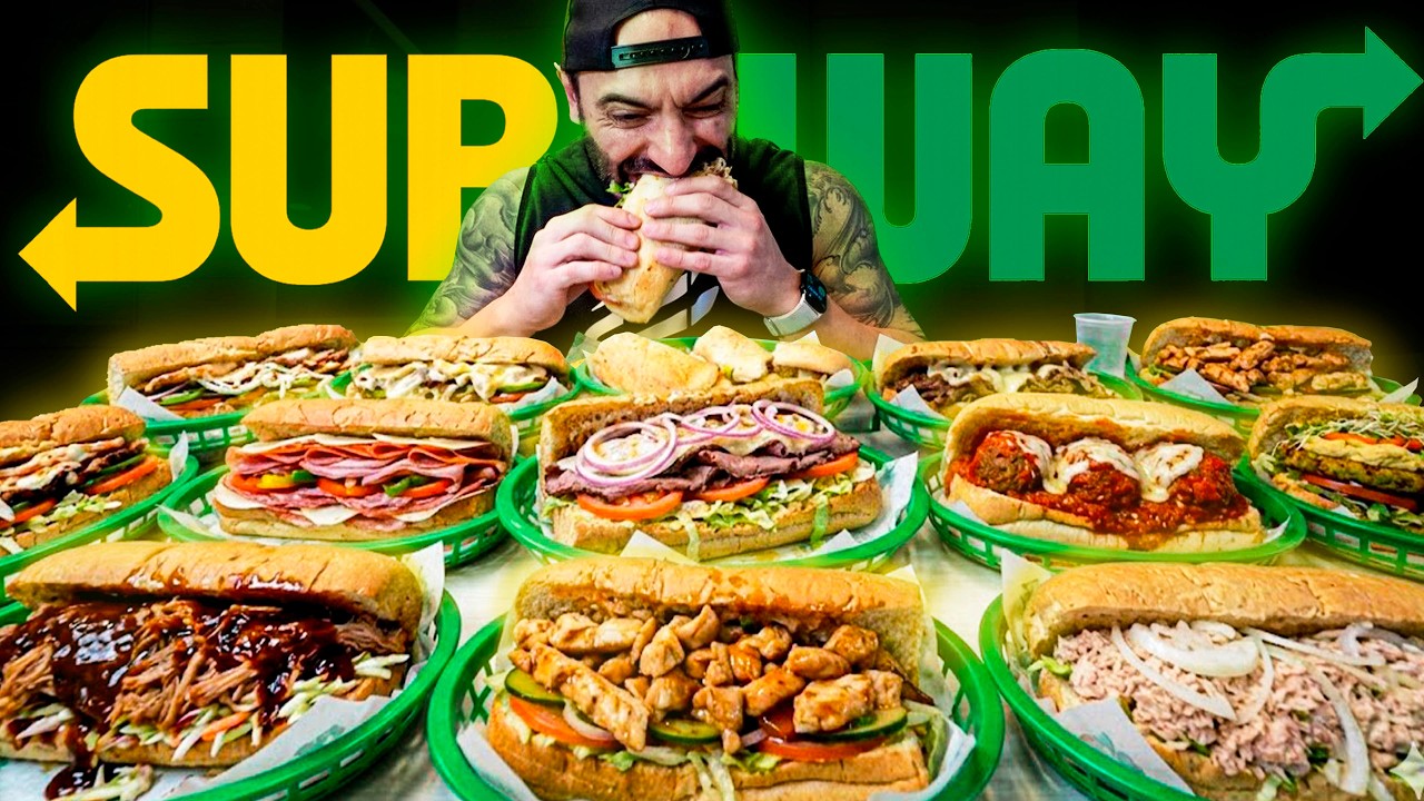 Desafio do SUBWAY! o TRIPLO do DOBRO do DOBRO de Frango! *480g de PROTEÍNA*
