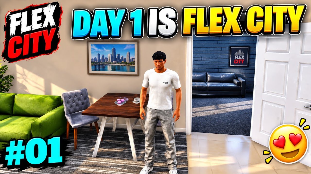 MY First Day in Flex City role play world! 😍 #1
