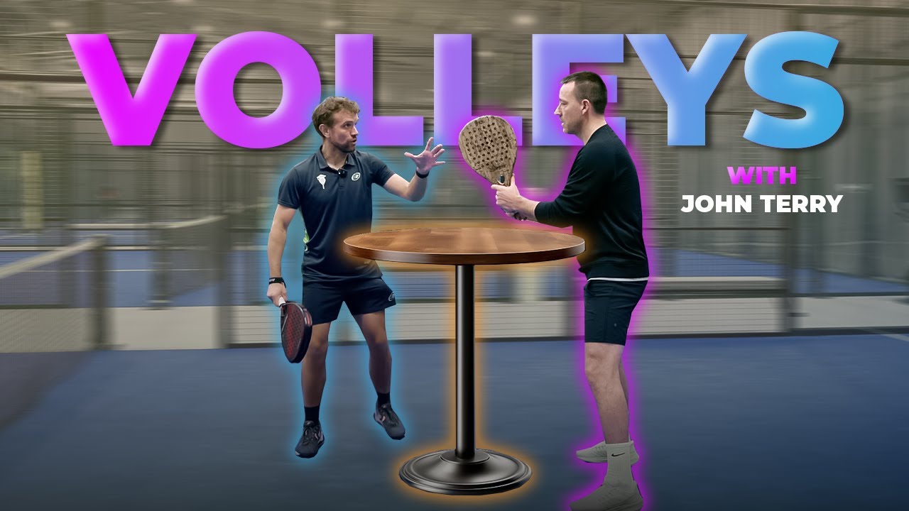 Padel Training Vlog: VOLLEYS with JOHN TERRY | ThePadelSchool.com