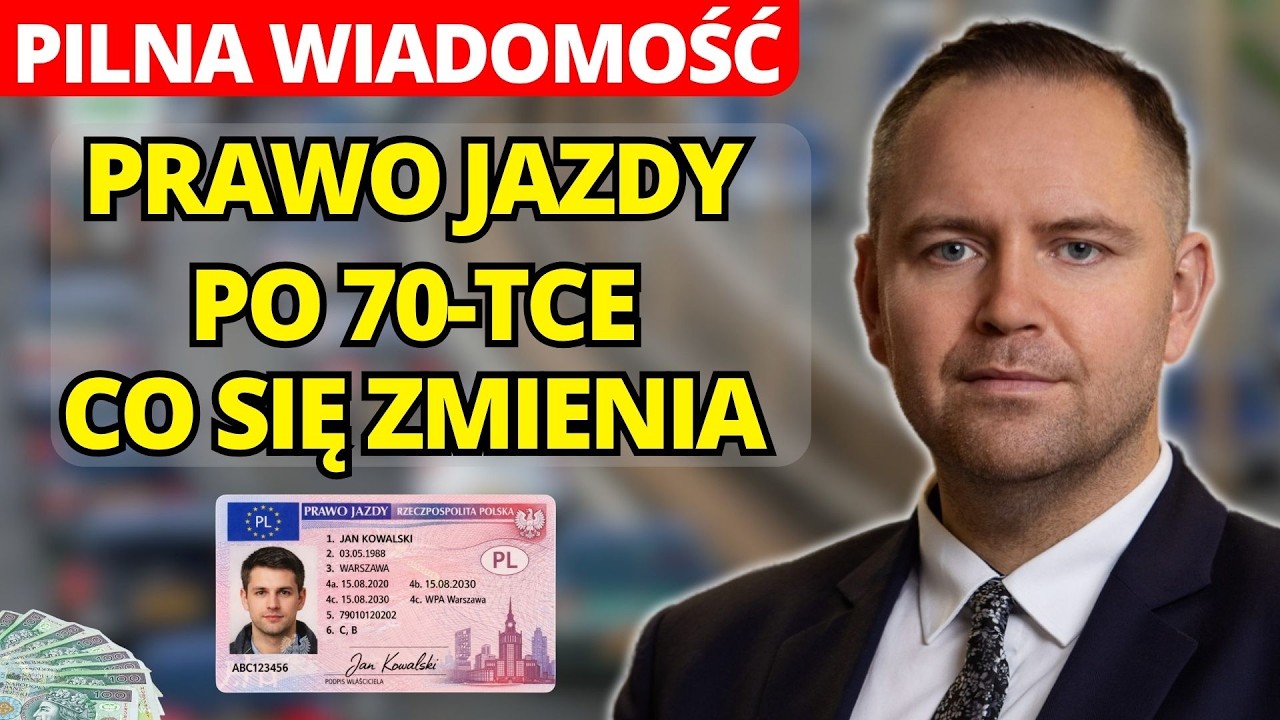 🚨 SZOK! Prawo jazdy po 70-tce od 2026 &ndash; kto STRACI uprawnienia?