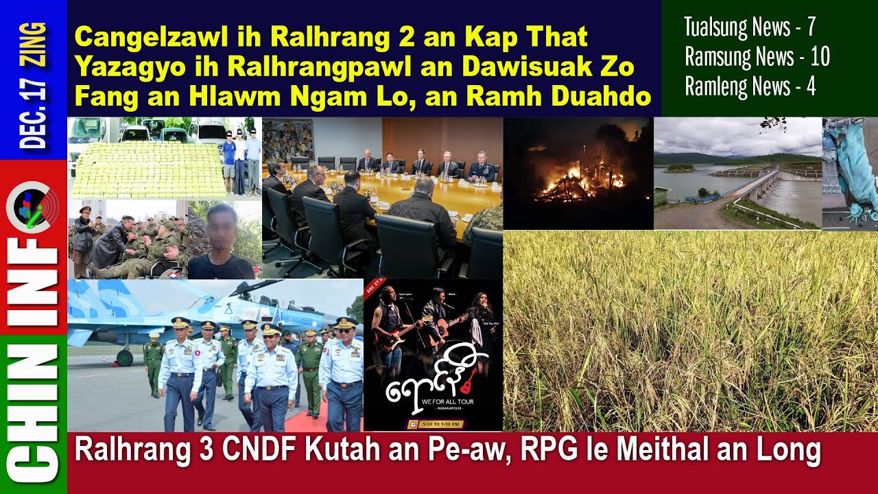 Dec 17 (Zing): Cangelzawl ah Ralhrang 2 an Kap That, CNDF Kutah Ralhrang 3 an Pe-aw