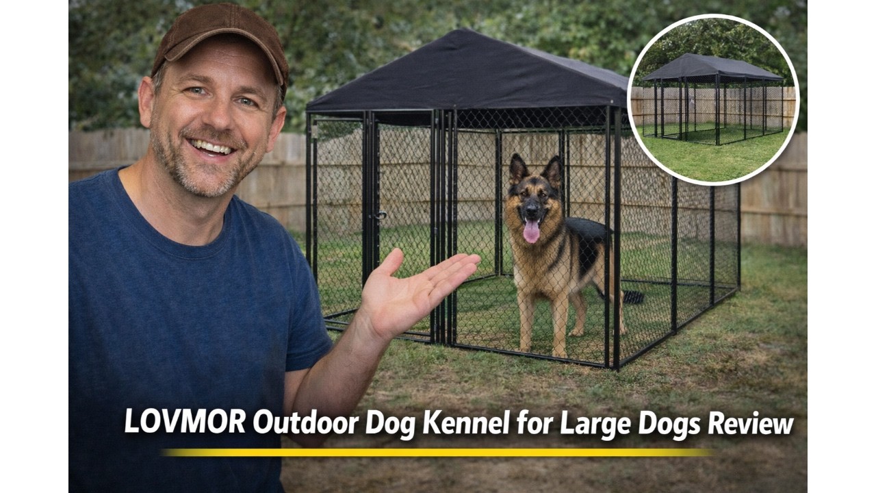 🐕 LOVMOR Outdoor Dog Kennel for Large Dogs Review 🏡