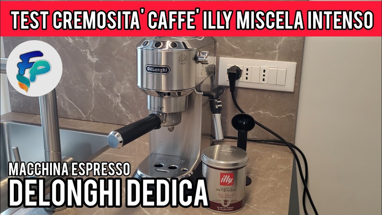 Test cremosità caffè Illy Intenso su macchina espresso Delonghi Dedica
