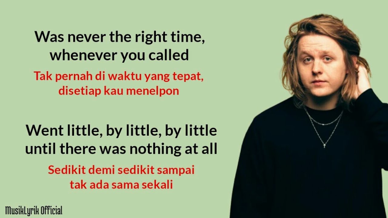 Before You Go - Lewis Capaldi (Lirik Lagu Terjemahan)