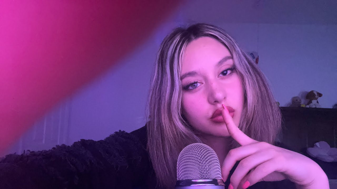 ✨Tingly ASMR| shushing you| (Roleplay) kidnaps you, mouth sounds, camera tapping, visual triggers✨💤