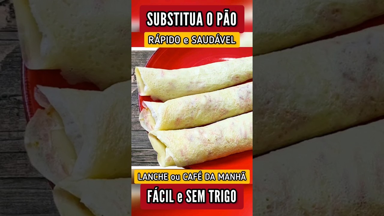 SUBSTITUA O P&Atilde;O! Del&iacute;cia no Caf&eacute; da Manha ou Lanche - R&aacute;pido, Barato e Saud&aacute;vel!