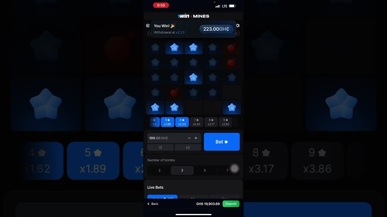 How Ghanaians play 1win Mines Game and Make Profits #1win #mines #1winmines #mineshack