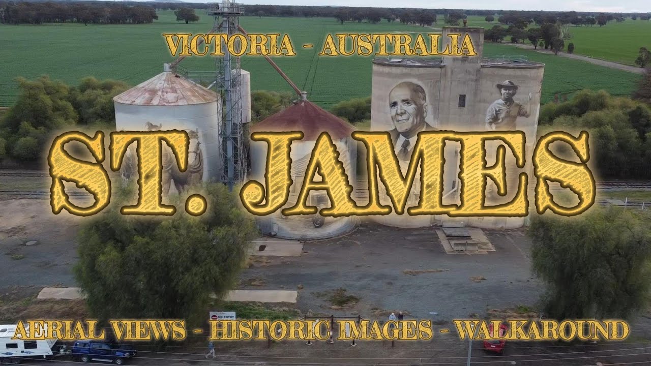 Aerial view - Historic images - Walkaround : St. James (1st Coles Store) : Victoria Australia