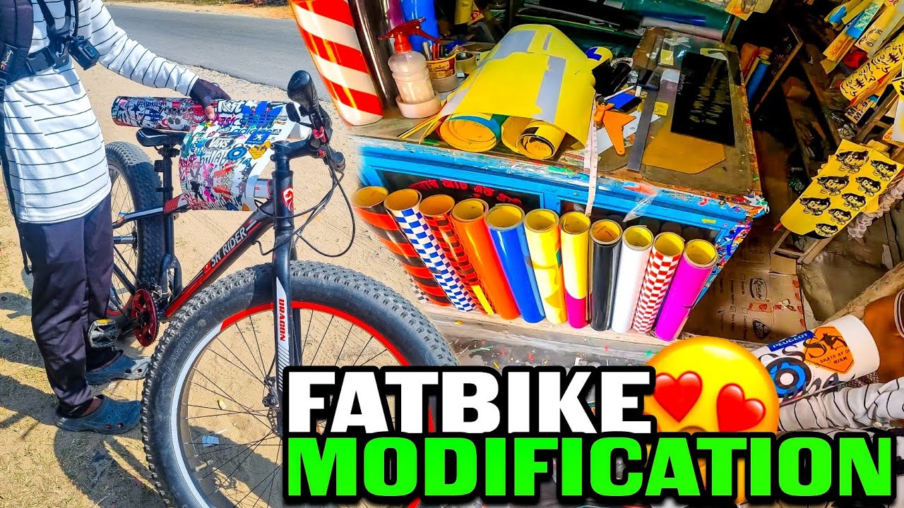 FATBIKE MODIFICATION 😍 || FINALLY we doing MODIFICATION on our FAT-BIKE 😃