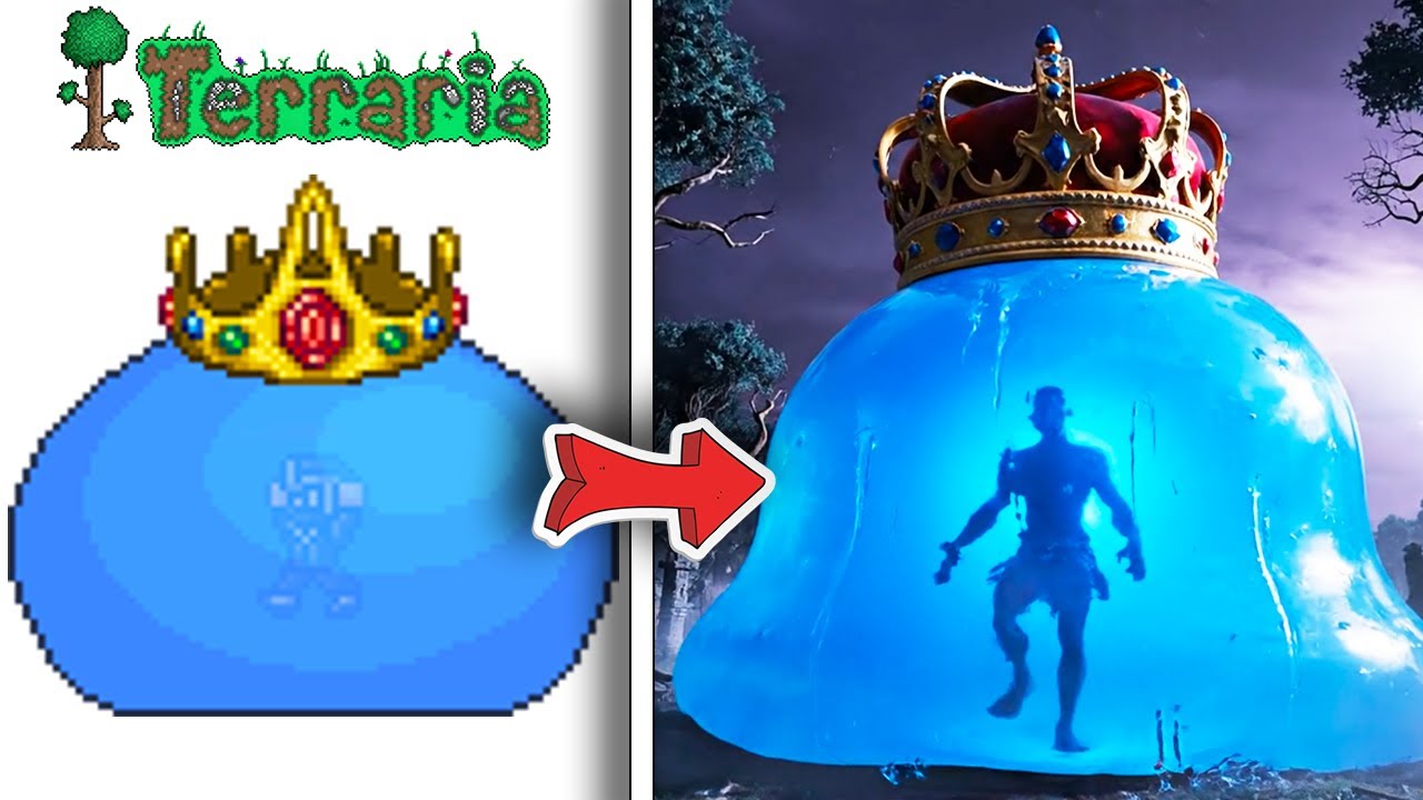 ALL TERRARIA BOSSES in REAL LIFE