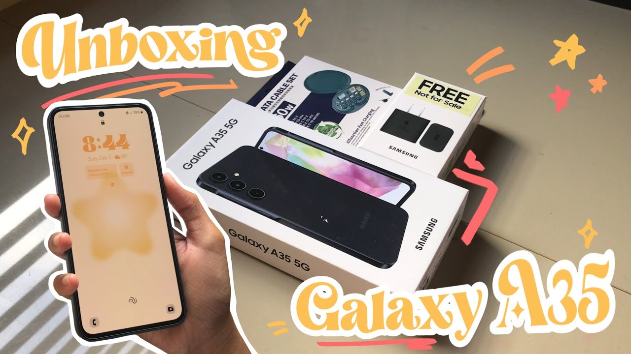 samsung galaxy a35 unboxing