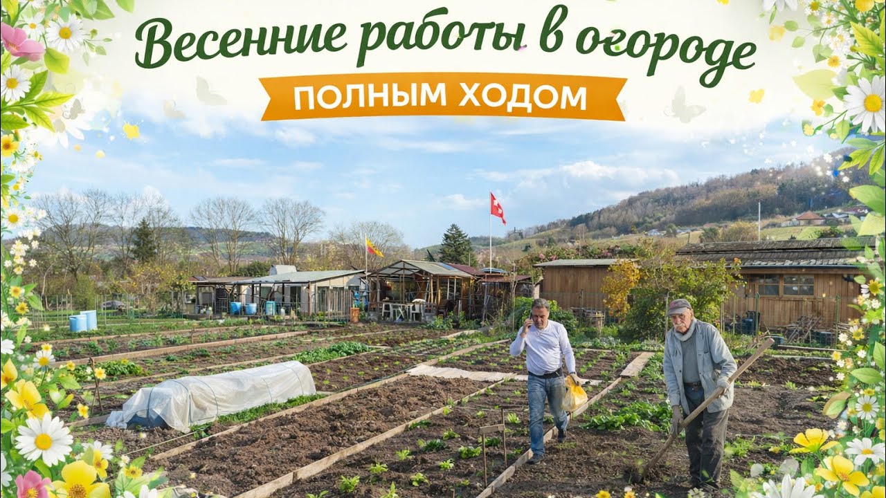 ОГОРОДЫ В ШВЕЙЦАРИИ 👩‍🌾 КАК ГОТОВИМСЯ К СЕЗОНУ !!!