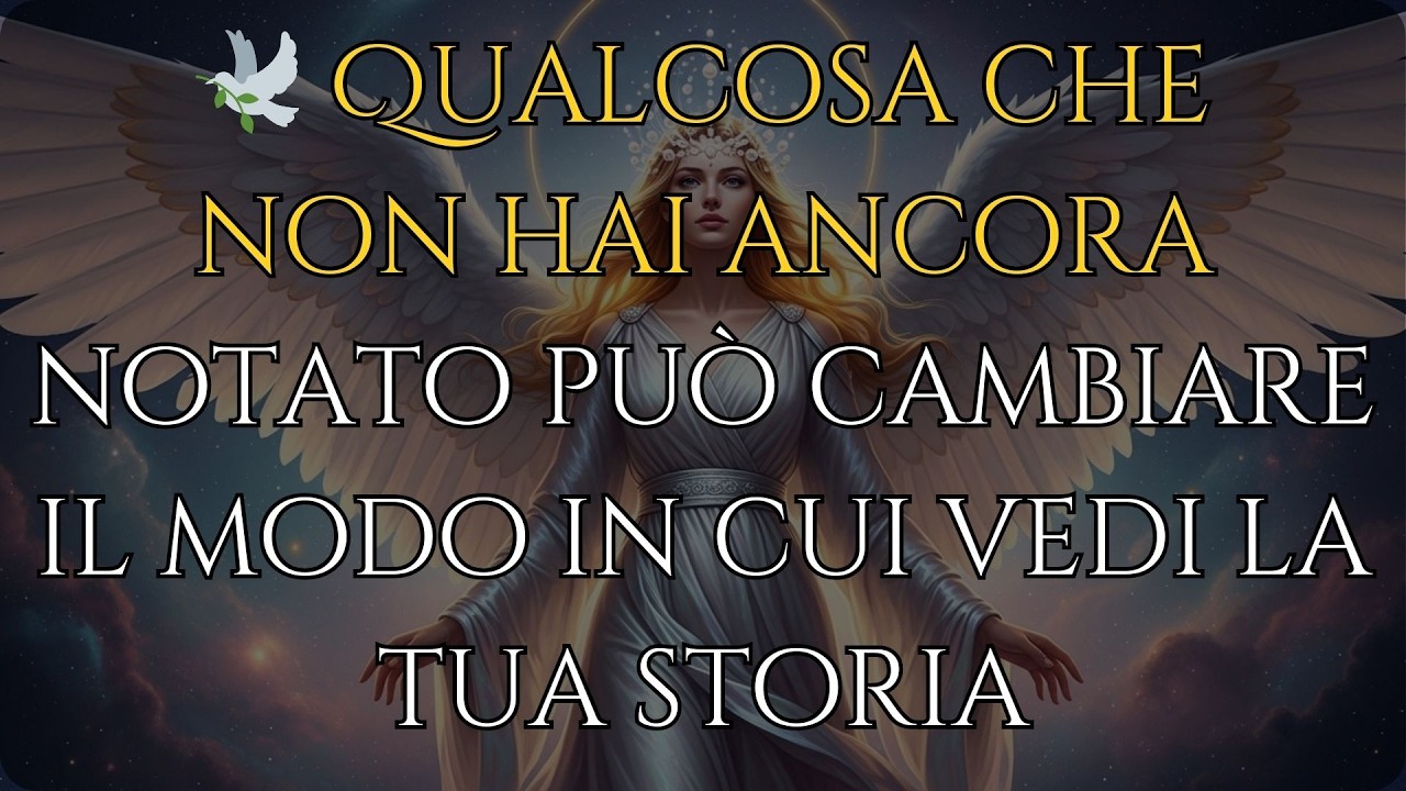 🕊️ Qualcosa che non hai ancora notato può cambiare il modo in cui vedi la tua storia