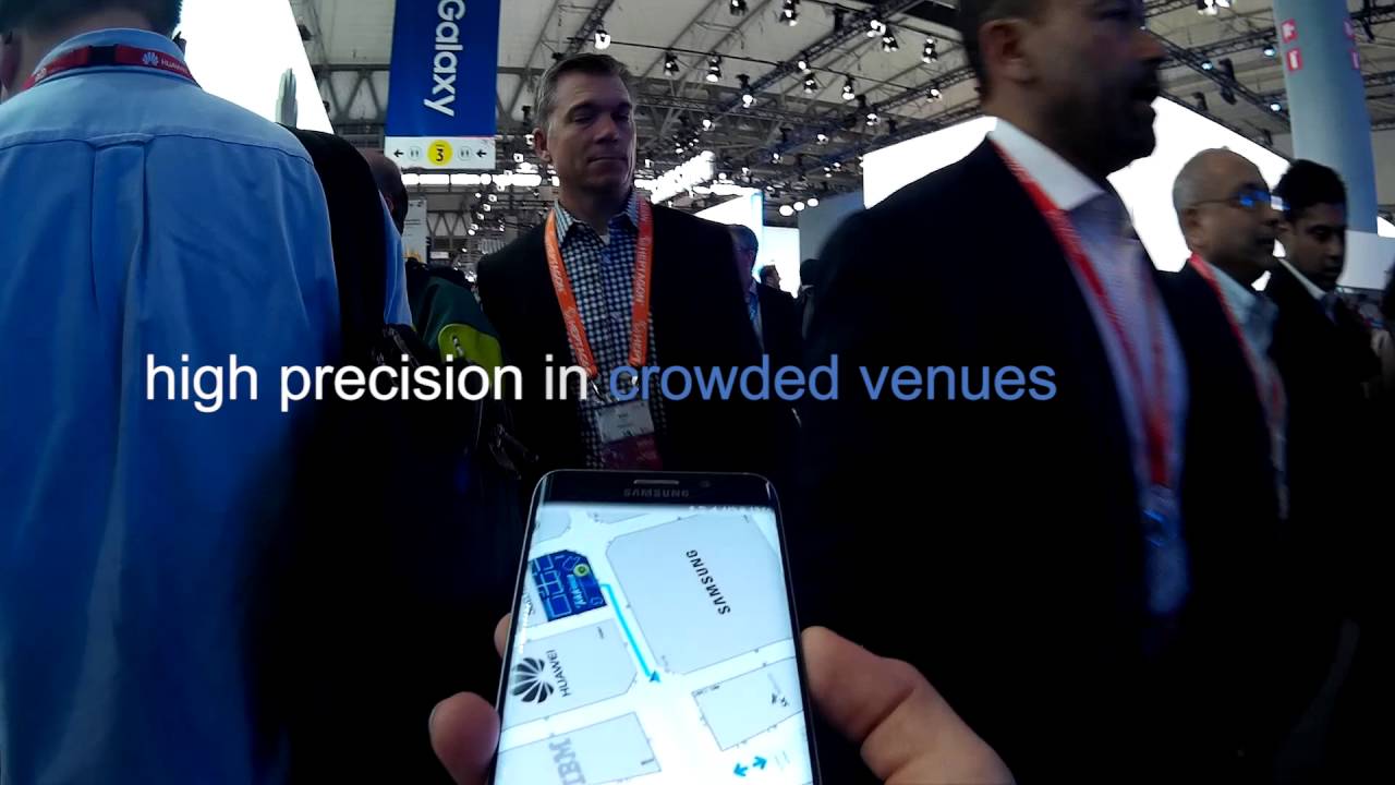 Indoor navigation demo at MWC
