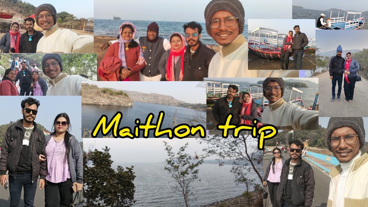 Maithon trip 🥳 khub moja korllm sobai mile❤️🌼#viral #youtube #vlog #maithondam #1strip2026 #bengali 