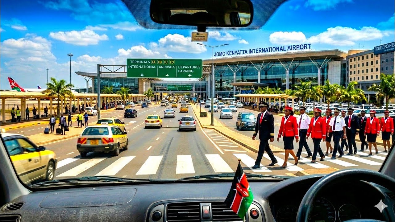 ВНУТРИ САМОГО ЗАНЯТОГО АЭРОПОРТА Восточной и Центральной Африки 🙌, JKIA 🇰🇪 Тур в разрешении 4K!🫡